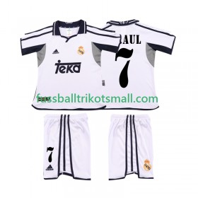 Fußballtrikots Real Madrid RAUL 7 2001 Retro Kinder 2002 Kurzarm Heimtrikotsatz kaufen